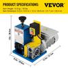 1.5-38MM Electric Wire Stripping Machine 370W, Efficiently Strips Various Metal Wires, With 10 Blades,Speeds Up To 15M/Min