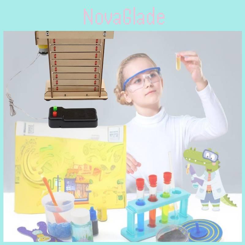 Grundlagen-Wissenschaftsexperimentierkasten DIY Elektrisches Rolltor Kleine Produktion Pädagogisch Klein Handgemacht Dampf Pädagogische Ausrüstung Fabrik
