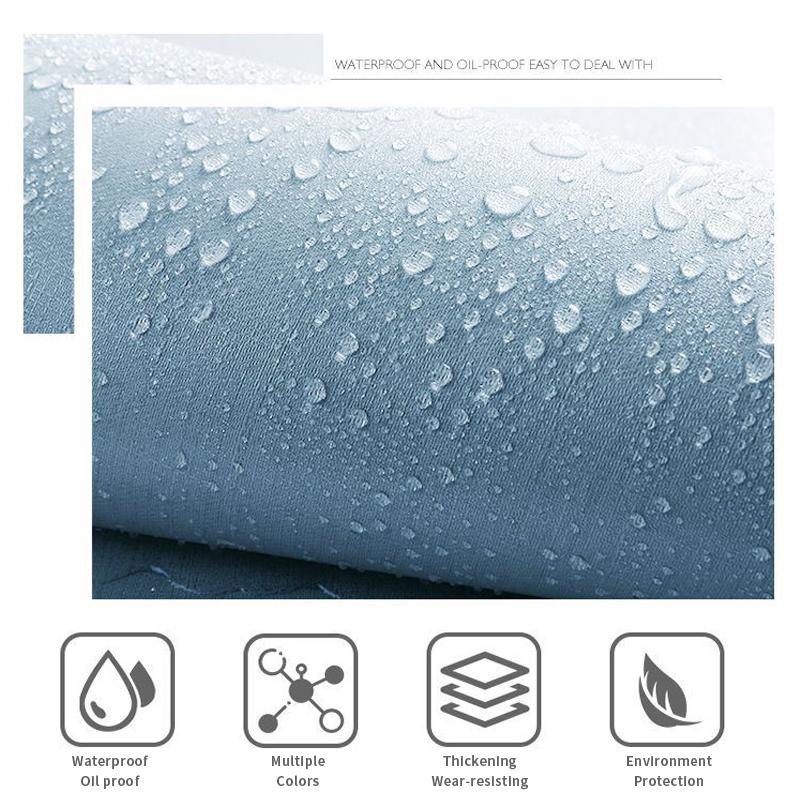 WOKHOME Solid Color Vinyl Self-adhesive Wallpaper Waterproof Contact Paper Wall Sticker Film Wall Papers In Rolls Home Decor