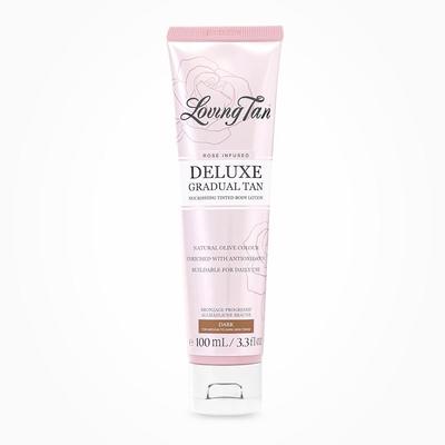 Liebliche Tan Rose Duftende Deluxe Gradual Tan Lotion Dunkler Natürlicher Look Selbstbräuner - Tierversuchsfrei Natürlich Gewonnenes DHA