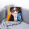 Trendy Dopamine YK Babe Cushion Cover Premium Comfort Reversible Pillow Cove Two in One Design for Any Room  Car Interior
