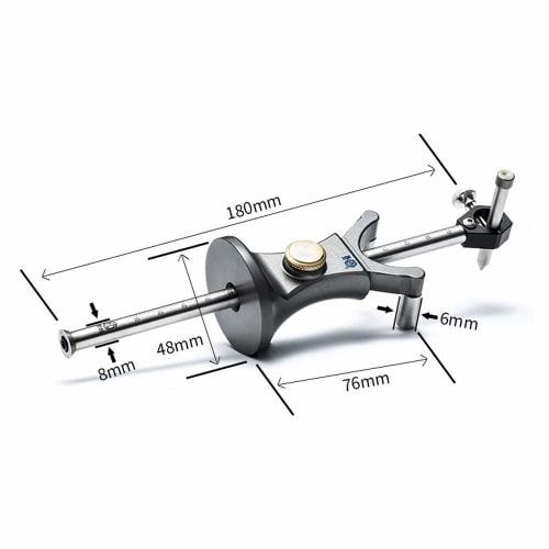 CarAngels New Woodworking Marking Gauge for Arcs, Straight Lines, Curves, and Verandas, Carpentry Measuring and Marking Tool