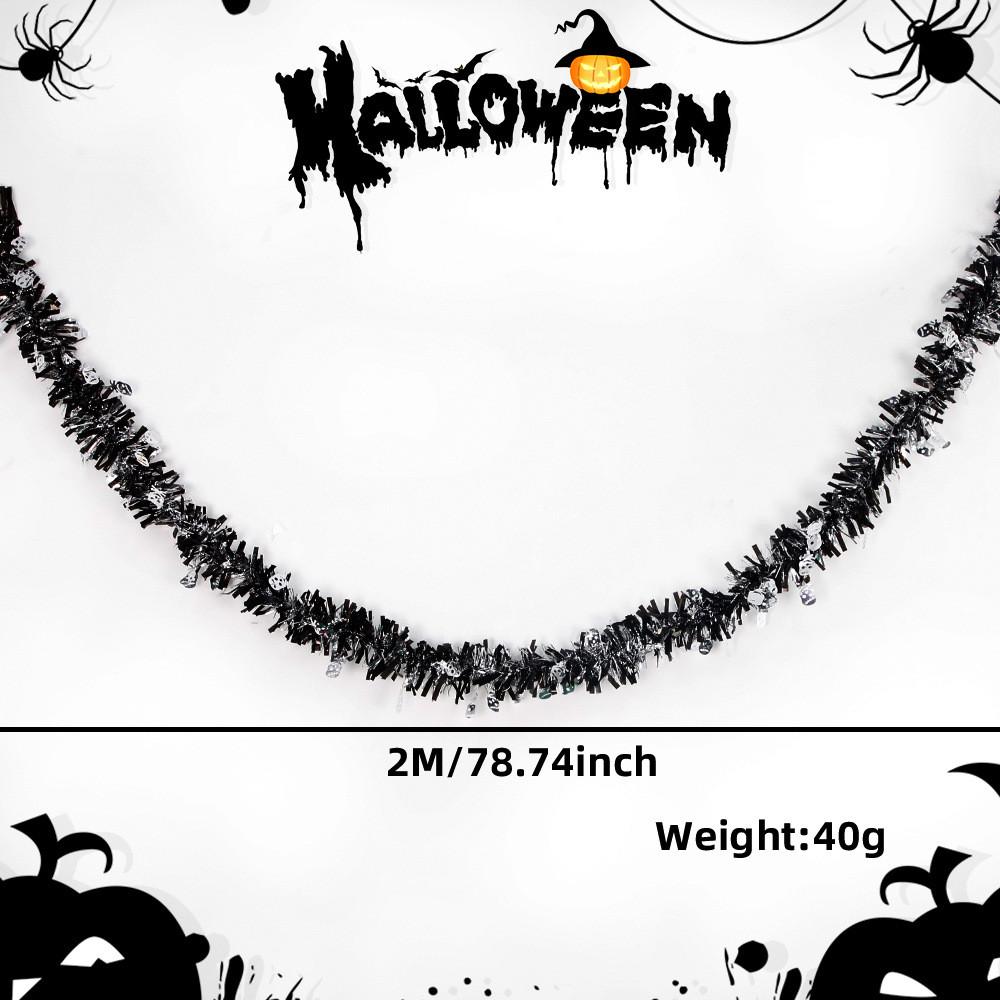 Decoration Halloween Festive Colorful Streamers With Pumpkin Skull Designs Bat