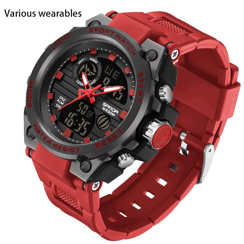 New Harajuku Style Skull Waterproof Men's Electronic Multi-Function Electronic Watch Outdoor Sports Men's Watch