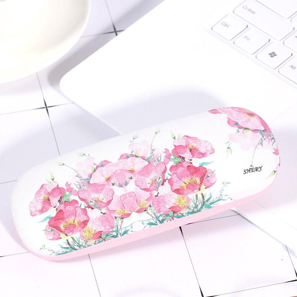 PU Leather Leaf Cartoon Glasses Box Women Eyeglasses Case Sunglasses Storage Bag Sunglasses Holder