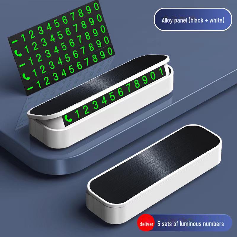 

Скрытый светящийся временный знак парковки для салона автомобиля