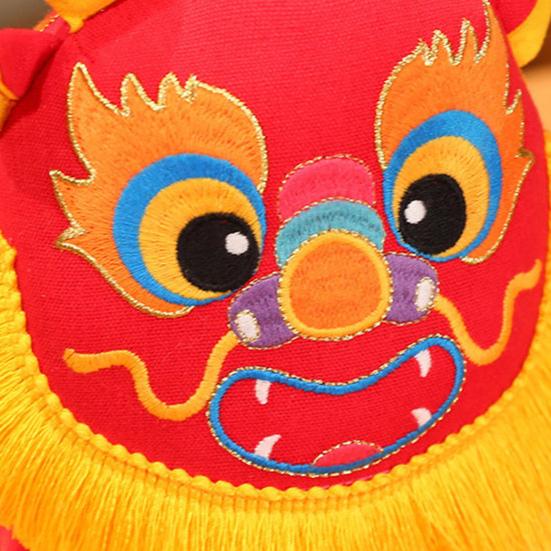 Pandantiv din pluș dragon în stil popular chinezesc Drăguț Zodiac Dragon păpușă Plushie Mascota Anului