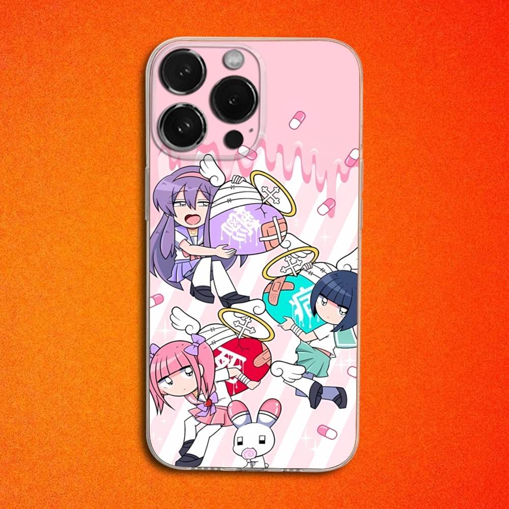 

Popular Yumekawa Characters chan Phone Case For iPhone 17,16,15,14,13,12,11,Pro,Max,Plus,E,SE4,Air,Mini Transparent Cover iPhone17pro