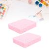 2PCS Rectangle Artist Sponges High Elasticity Reusable Portable Art Water Absorbent Sponge with Storage Box for Painting