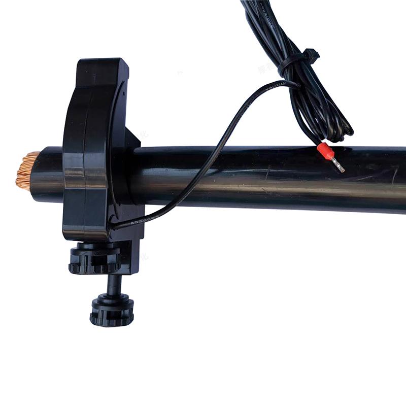 3 phase power meter ampere voltage kwh watt var power factor frequency LCD multifunction meter with ampere clamp sensor CT