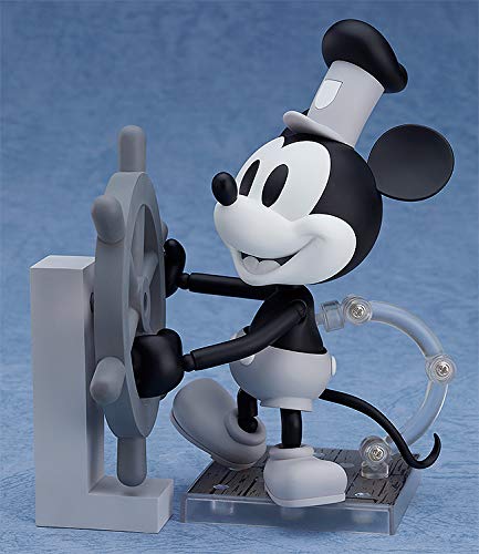 Nendoroid Steamboat Willie Mickey Mouse 1928 Ver. [Black and White] Non-Scale ABS & PVC Painted Movable Figure G90658
