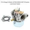 Carburetor Fit for Briggs and Stratton 497586 499059 498170 Engines Lawnmower Gasket