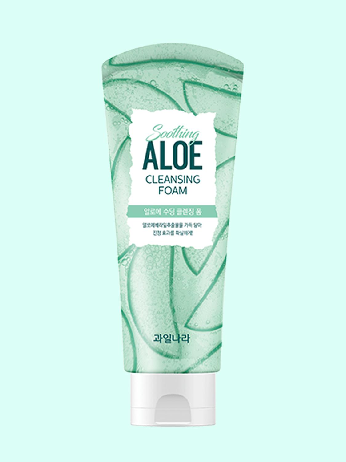 Fruit Land Revitalizing Aloe Soothing Cleansing Foam 130g 1ea