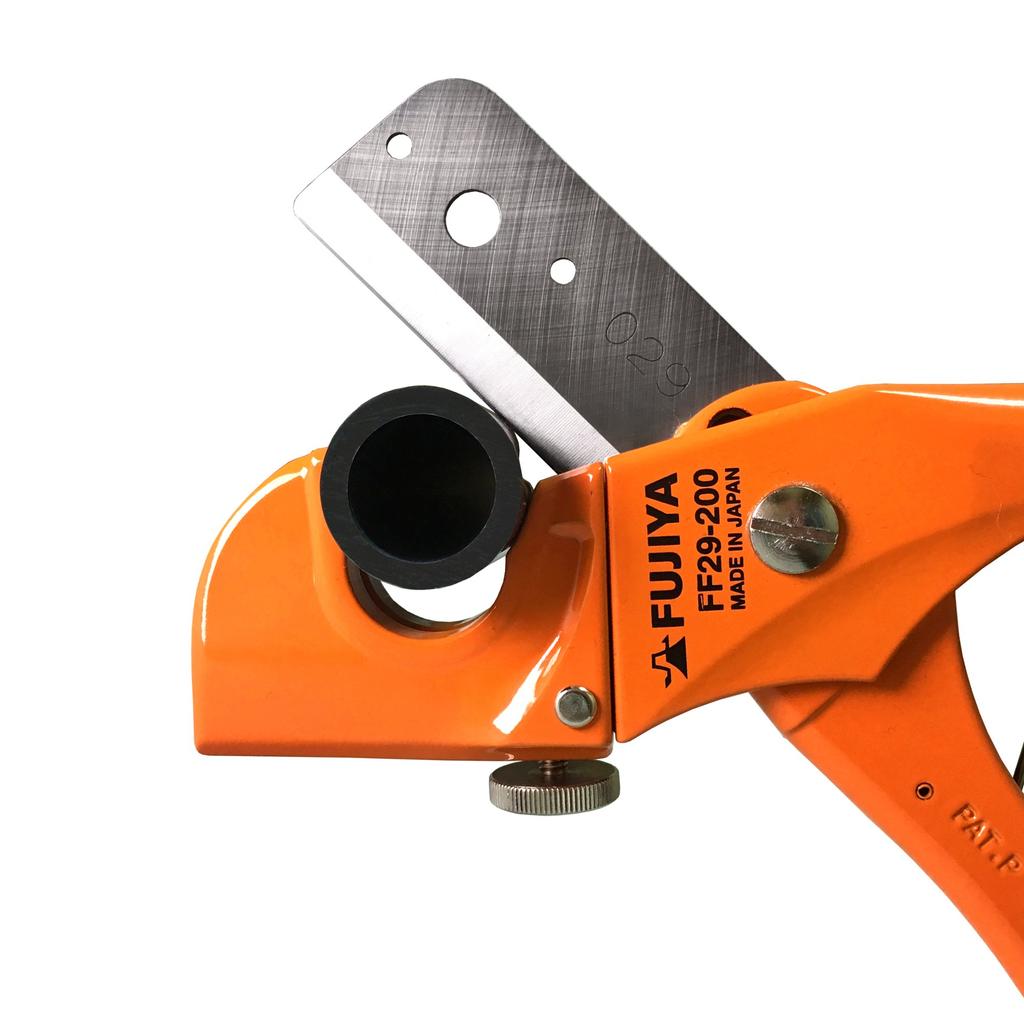 Fujiya Resin Pipe Cutter Multi-Flexy FF29-200, Adjustable Tip to Fit Pipe Diameter, 200mm