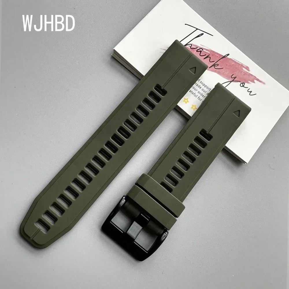 Quickfit Silicone 22 26mm Watch Strap For Garmin Tactix 7 AMOLED Delta Bravo Watchband For Quatix 7 7X 6 5 3 Band Outdoor Sports