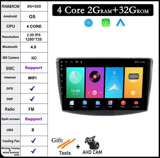 For Volkswagen VW Passat B6 B7 CC 2007-2016 Android 14 Car Radio Carplay Autoradio Player Stereo Video Multimedia GPS Navigation