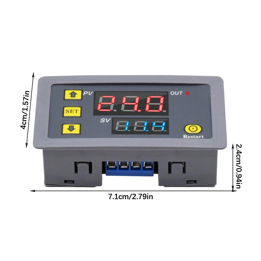 Controlador de interruptor de controle de relé de atraso de tempo, peças de reposição