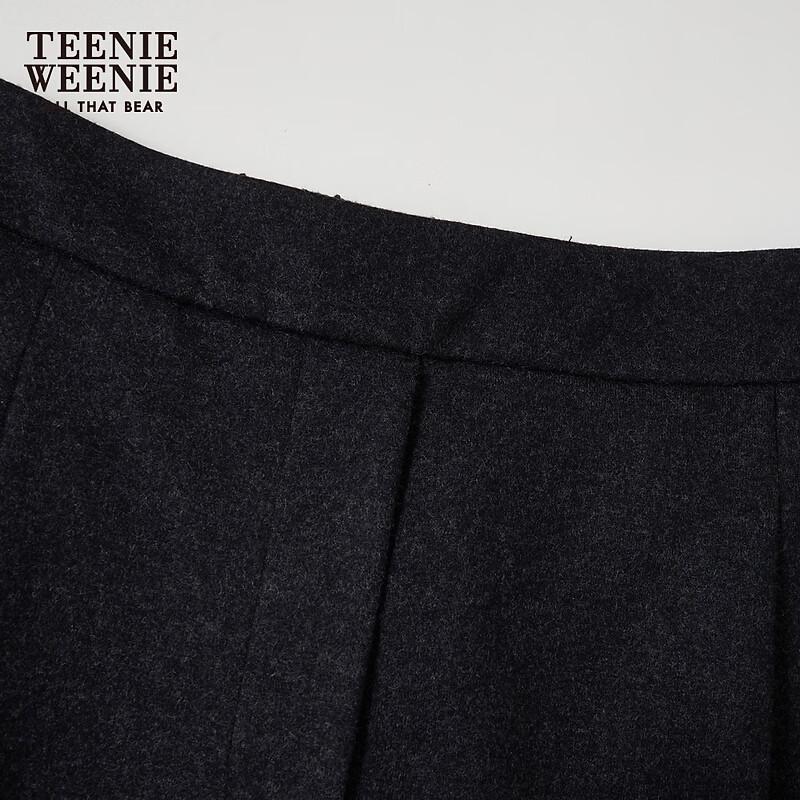 Teenie Weenie Women's Lambswool Blend Straight-Leg Casual Pants