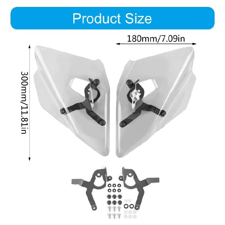 Wind Deflector Turn Signal Windshield Spoiler Accessories for R1200GS LC 2013-2019, Improves Aerodynamics & Ride Quality