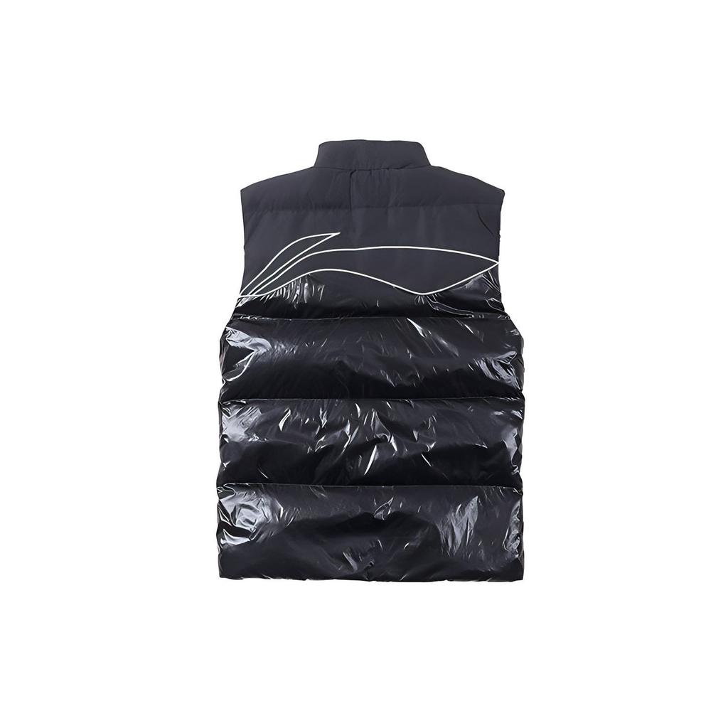 Li Ning Comfortable Duck Down Sports Fashion Vest Men Vests Black AMRR013-1