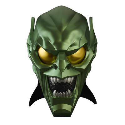 Hasbro Marvel Legends Series Casque de jeu de rôle premium Bouffon Vert, Spider-Man: No Way Home Équipement de Jeu de Rôle Objet de Collection pour Adulte F9111, Authentique