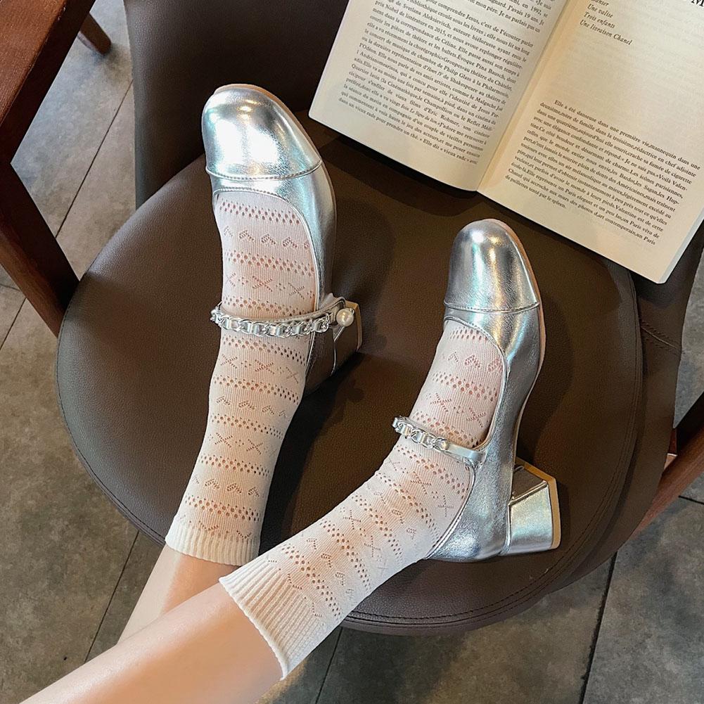 

Абсолютно новые женские туфли Мэри Джейн Туфли-лодочки весна-лето Милая обувь для отдыха Модные свадебные туфли Женские туфли-лодочки 40