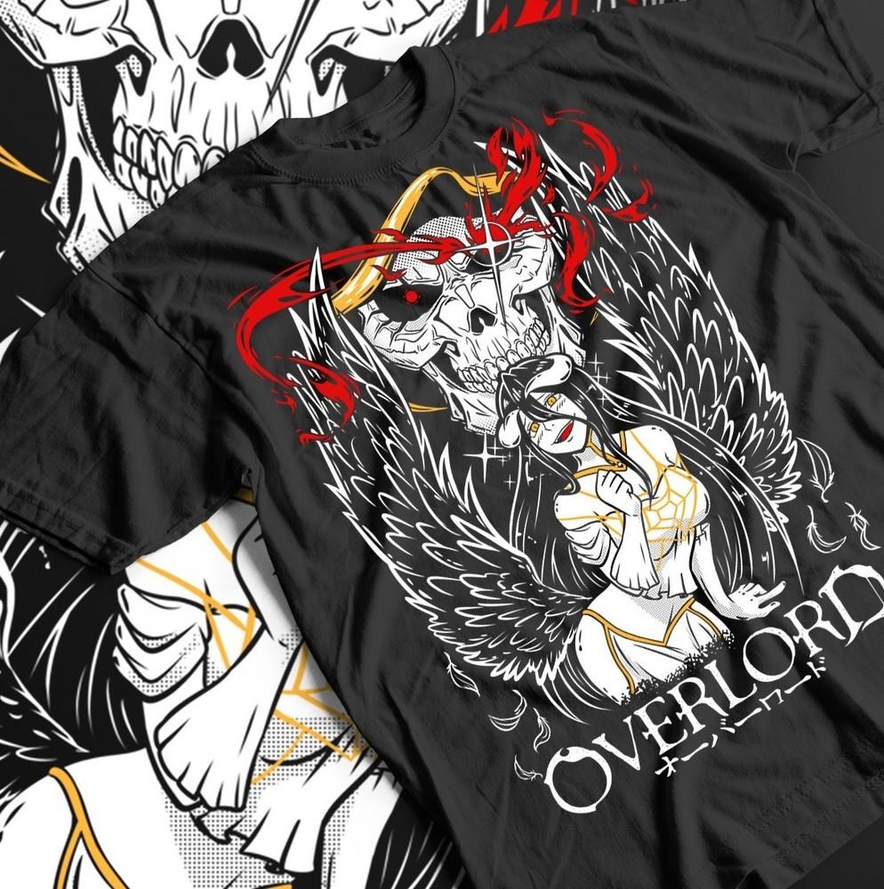 

Overlord Ainz T-shirt, Anime Manga Gifts for Fans, Unisex Tee Shirt M