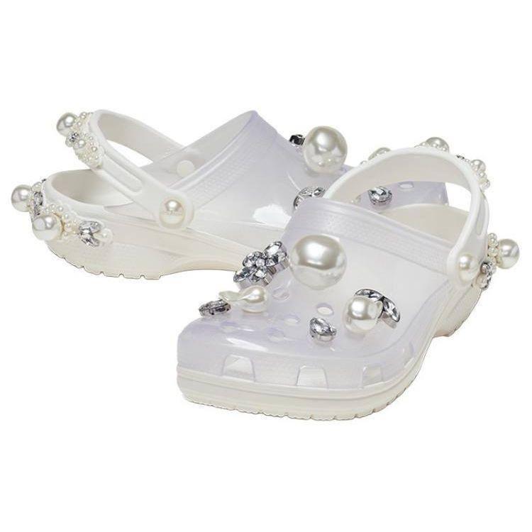 Crocs Simone Rocha X Classic Clog Translucent Unisex Sneakers Cream 210144-0WV