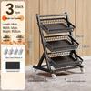 Nordic Style 3-Tier Rolling Storage Cart