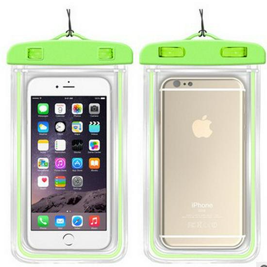 Luminous Waterproof Phone Bag: Fluorescent Case for Swimming and Outdoor Use
