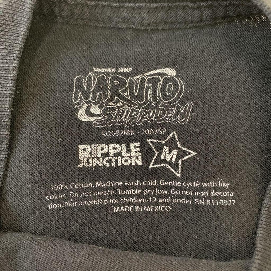 [USED] Naruto Shippuden Anime T-Shirt, Medium, Black, Uchiha Itachi, Akatsuki