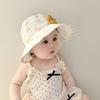 Baby Girl Summer Sun Hat With Large Brim And Floral Print Breathable Visor Cap For Toddler Infant UV Protection Outdoor