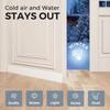 1/2Roll Door Bottom Sealing Strip Windproof Dust Stopper Guard Rain Weatherstrip Noise Reduction Insulator Sealer Home Hardware