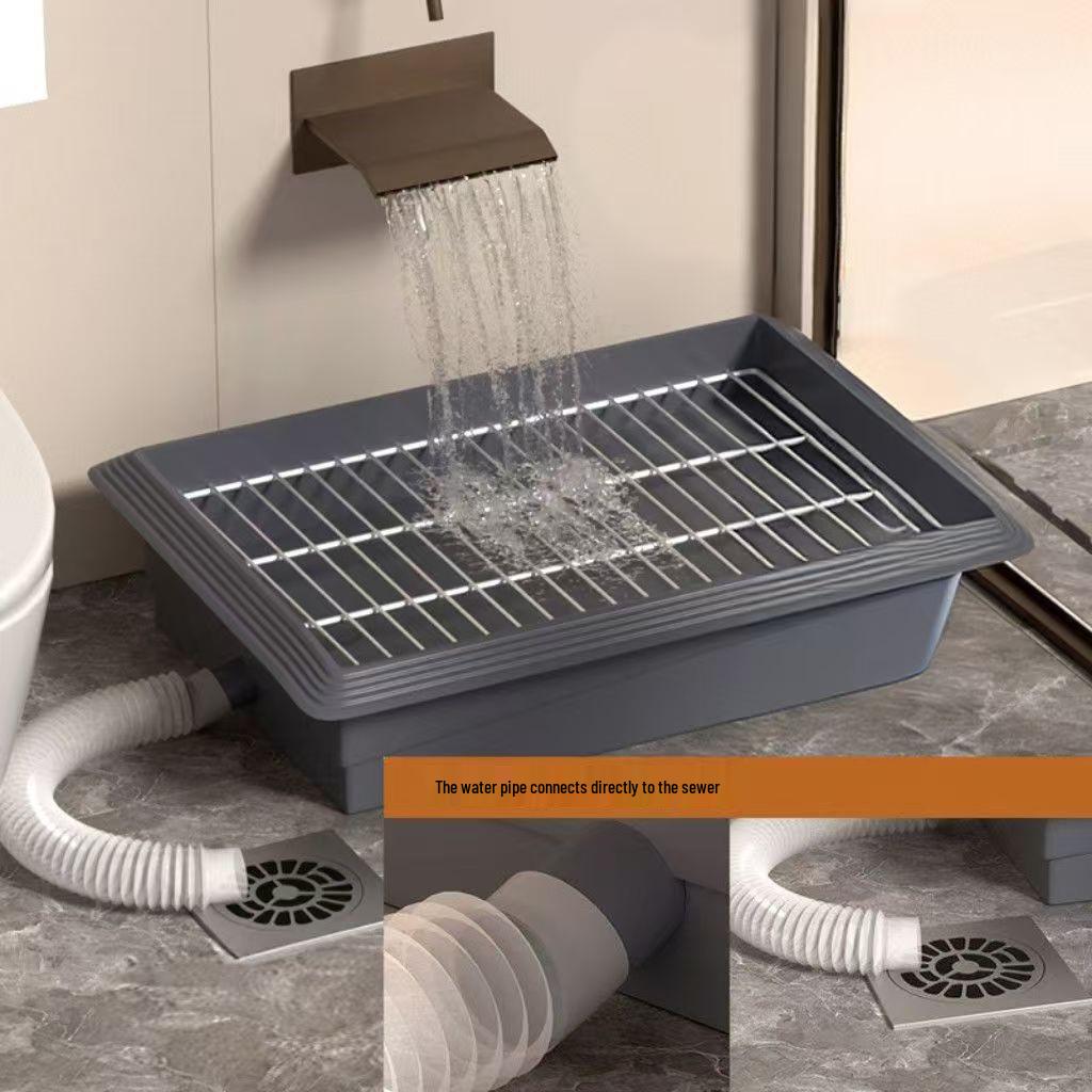 Toaletă pentru animale de companie: Toaletă interioară pentru câini de talie mică - Sistem de drenaj pentru urină și fecale