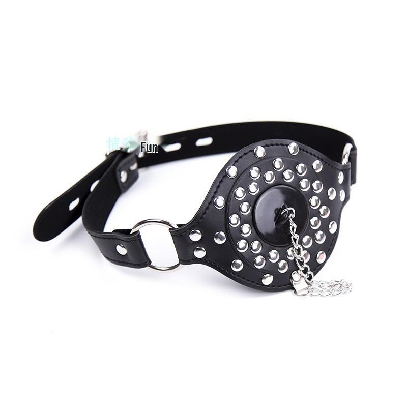 SM Female Slave Training Toy: Forced Mouth Gag for Couples, Flirting & Restraint