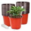 100pcs 4 Inches Seedling Pots with Plant Labels Seedling Starter Pots with Drainage Holes Nursery Flowerpot Garden Supplies