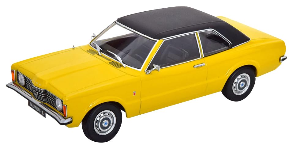 

KK scale Ford Taunus L sedan 1971 finished product 1/18 yellow/black