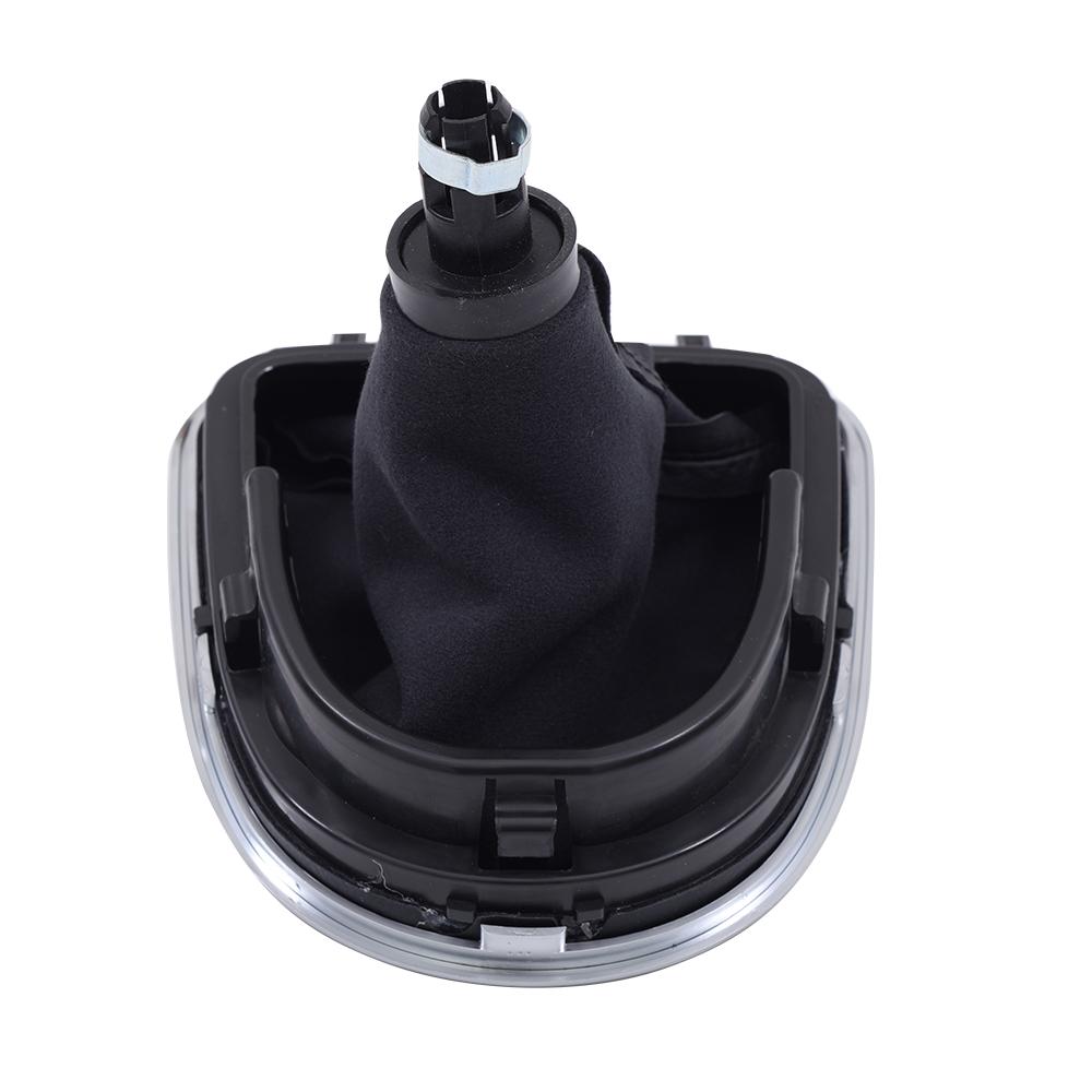 5/6 Speed Manual Leather MT Gear Shift Knob Gaiter Boot Cover Frame Base for Seat Altea Leon II 2 Toledo III 3 Car Accessories
