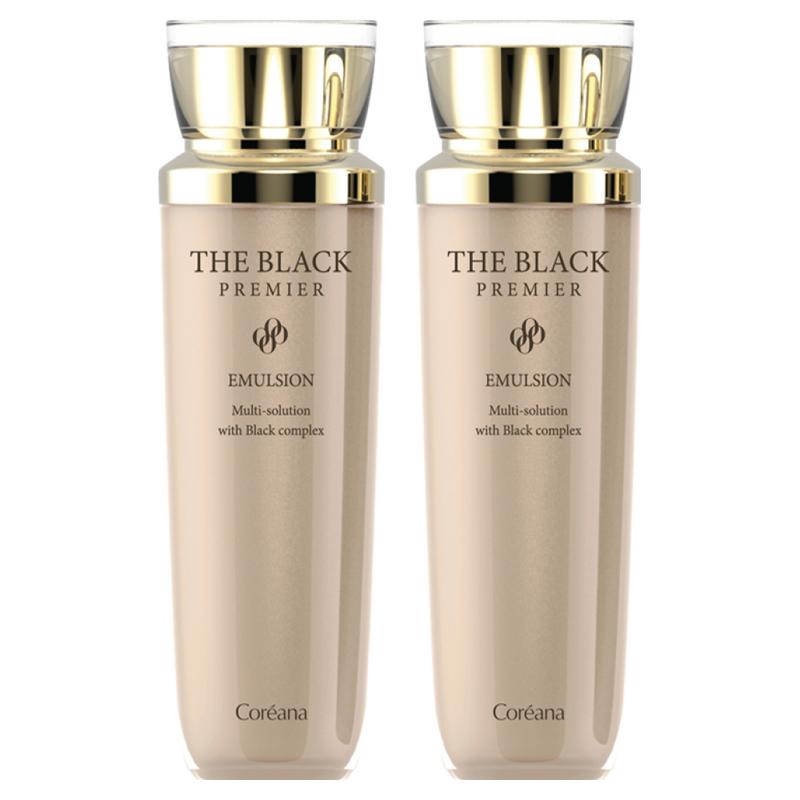 Coreana The Black Premier Emulsion, 140ml, 2 pcs