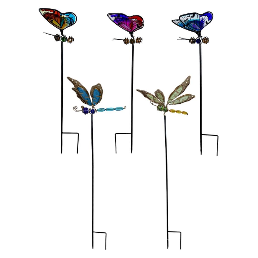 Butterfly Garden Stake Decorative Holiday Birthday Gift Yard Sign Outdoor Decoration for Pathway Balcony Outside Patio Walkway