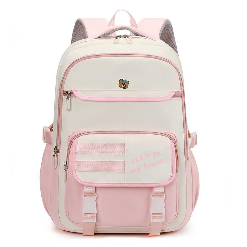 New student backpack large capacity cute high value new schoolbag youth academy style backpack