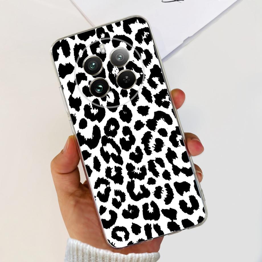 For Realme 12 Pro Plus Case Soft Clear TPU Silicone Phone Case For Realme 12 Pro Pro+ Cute Cartoon Shockproof Back Cover Fundas