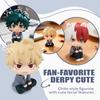 Bestseller! Superniedliche PVC-Figuren im Chibi-Akademie-Stil (Izuku Midoriya / Katsuki Bakugo / So Todoroki) – Sammlerspielzeug
