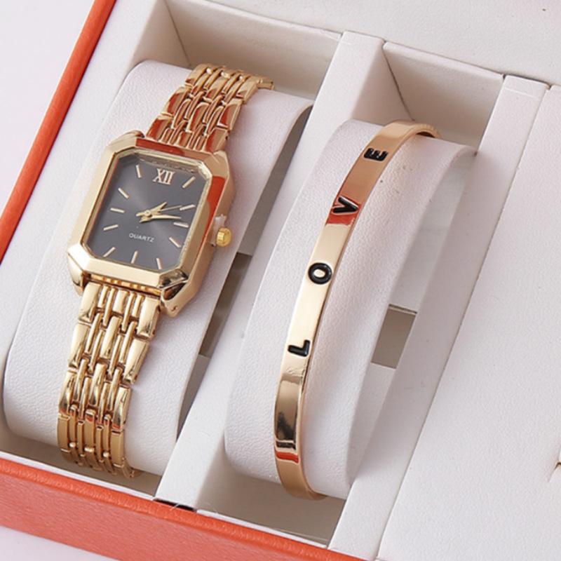 

Ladies Watch Light Luxury Just With Square Quartz Watch Fashionable Simple Student Hand Watch large price