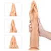 Realistic Long Hand Dildo for Men And Women Black Lifelike Butt Plug with Strong Suction Cup Huge Anal Stretching Plug
