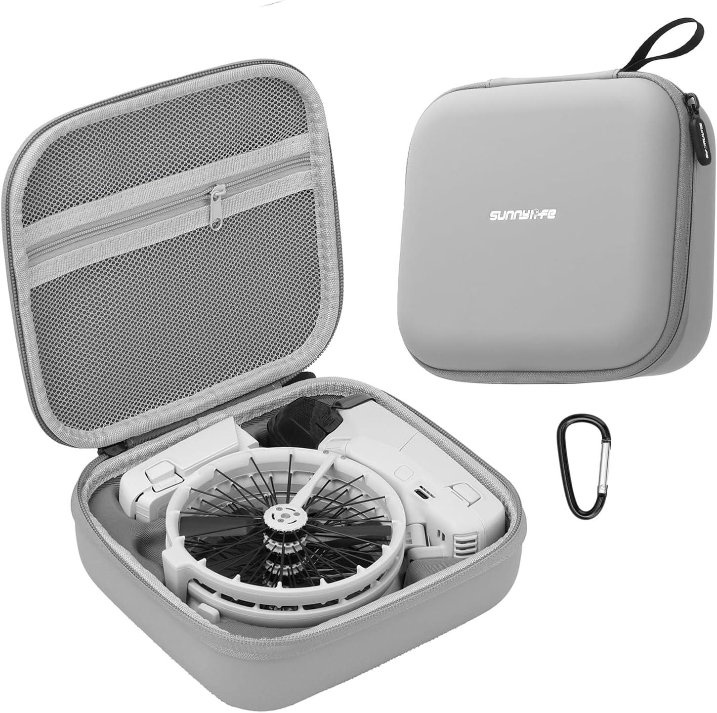 

Carrying Case for DJI Flip, Portable Travel Storage Bag for DJI Flip Drone Accessories (Orange) сірий