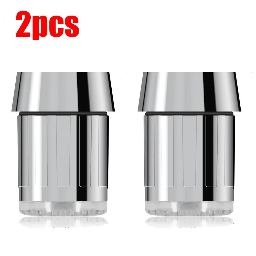 

14 шт. Автоматически меняющийся 7-цветный светодиодный аэратор для крана, светящийся, водосберегающий, струйный, насадка для крана для кухни, ванной