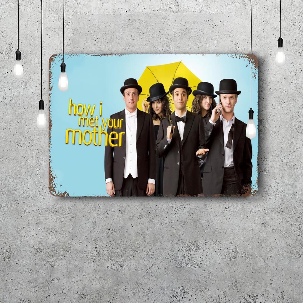 himym Funny Bar Metal Sign Retro Plaque Vintage Sign Alcohol Drinker Pub Club Man Cave Kitchen Wall Decoration