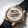 Men's Watch ONOLA Luxury Fashion High-quality Hollow Full-automatic Mechanical Watches Men Waterproof Silicon Tape Wristwatch