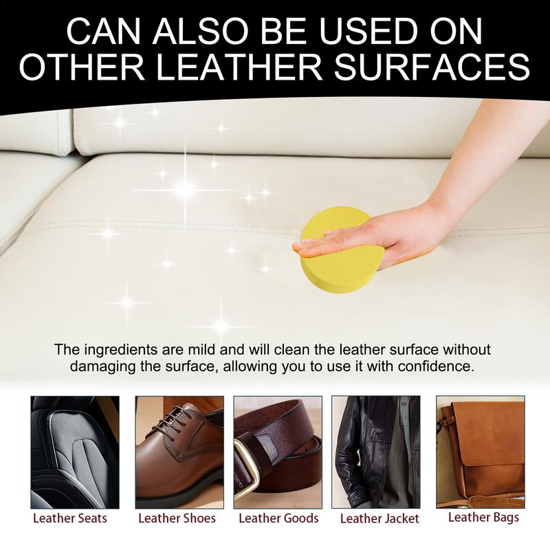 Car Leather Conditioner 100g Leather Balm Repair Balm Restores Leather Surfaces Leather Restorer For Purses Shoes Furniture Car
